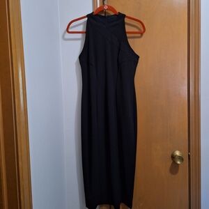 Black halter LBD